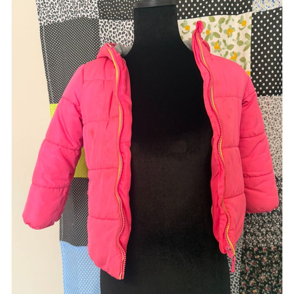 #142 - Carter’s Girls Pink Puffer Jacket Size Medium